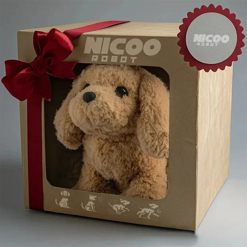 Interactive Plush Robot Dog | Lifelike AI Pet Companion