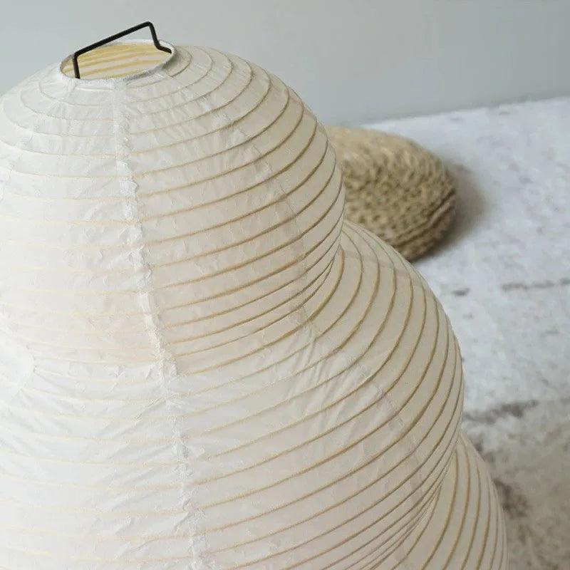 Japanese Rice Paper Floor Lamp | Tiered Lantern Design