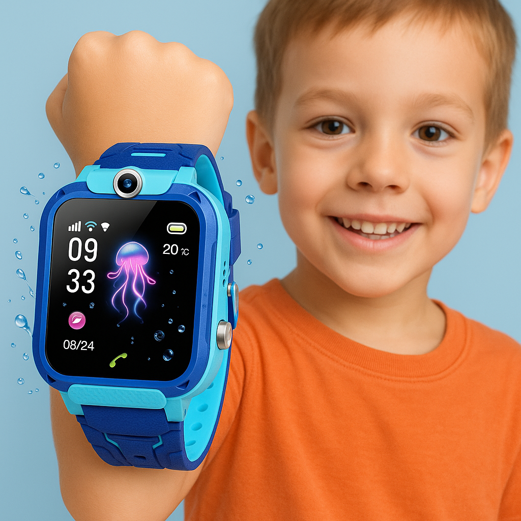 Kids GPS Smartwatch | SOS Safety Tracker With Waterproof Design