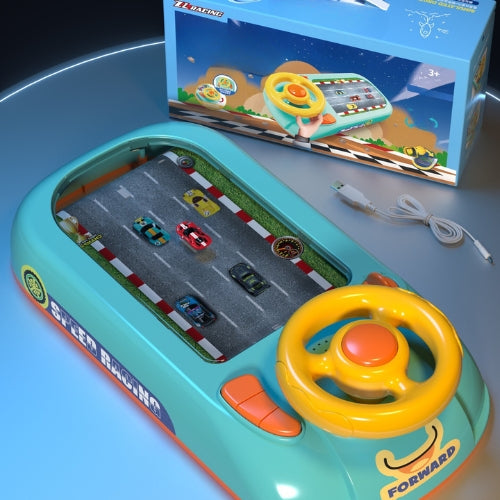 Interactive Space Steering Wheel | Kids Learning Toy with Lights and Sounds