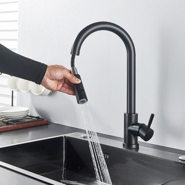 Smart Kitchen Faucet | Touch Control Pull-Out Sprayer