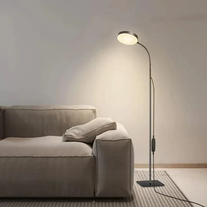 Modern LED Floor Lamp | Adjustable Gooseneck Design