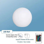LED Ball Floor Lamp | Color Changing Waterproof Design