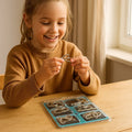 Metal Brain Teaser Puzzle Set | 36 Educational Logic Challenges for Kids