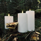 Outdoor LED Flameless Candles | Waterproof Remote Control Set of 3