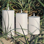 Outdoor LED Flameless Candles | Waterproof Remote Control Set of 3