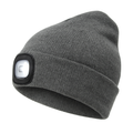 LED Beanie Hat | Rechargeable Light Knit Winter Cap