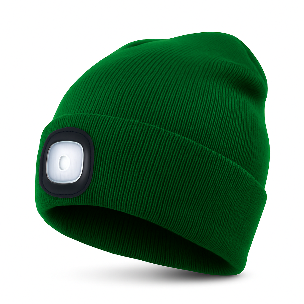 LED Beanie Hat | Rechargeable Light Knit Winter Cap