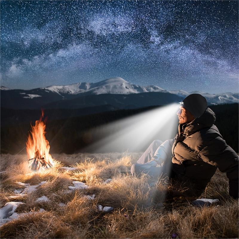 LED Beanie Hat | Rechargeable Light Knit Winter Cap