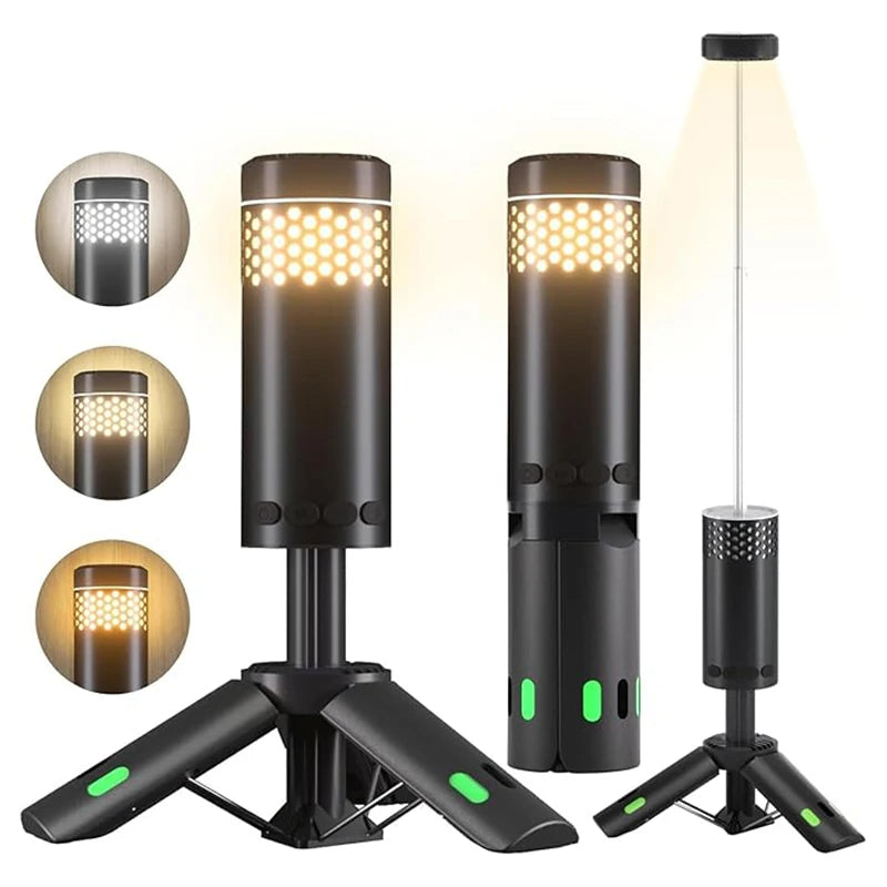 Rechargeable LED Camping Lantern | Tripod Stand with Power Bank