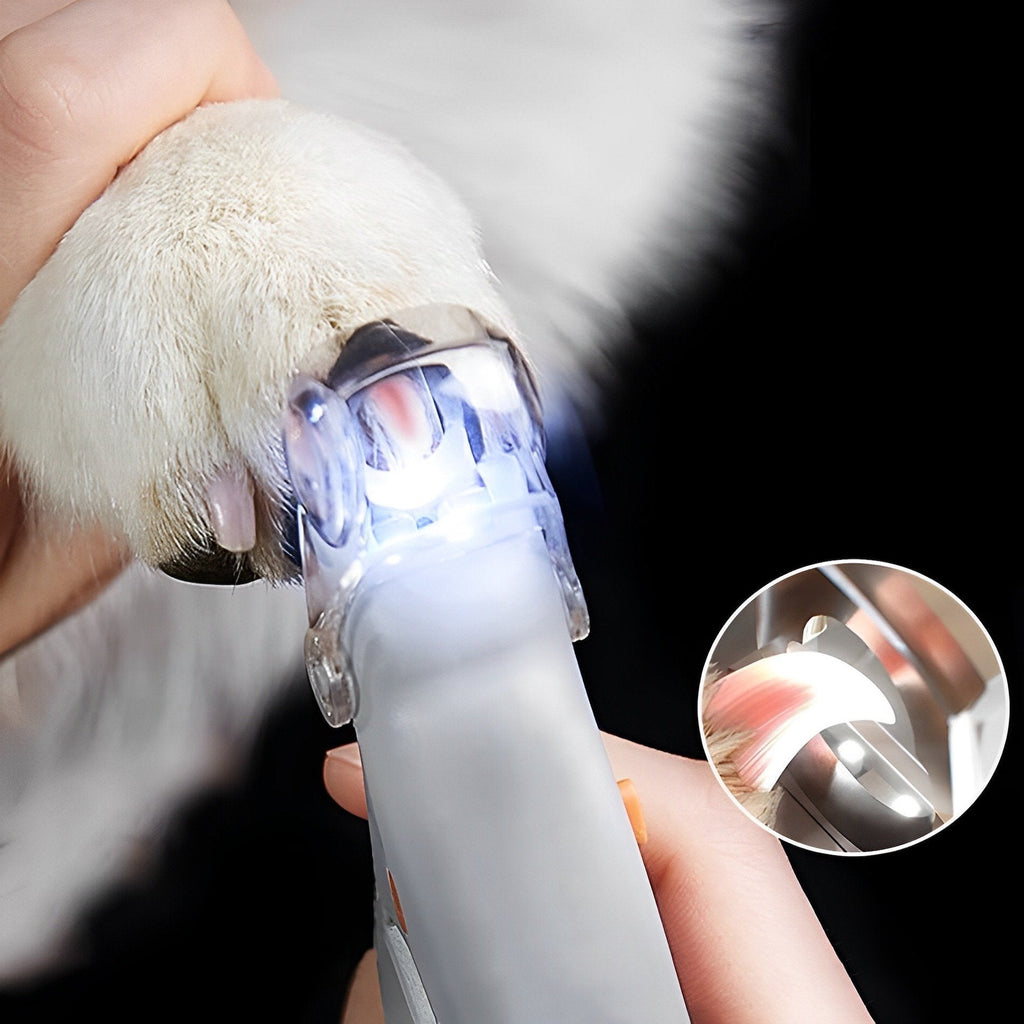 LED Pet Nail Clippers | 5x Magnification with Safety Guard