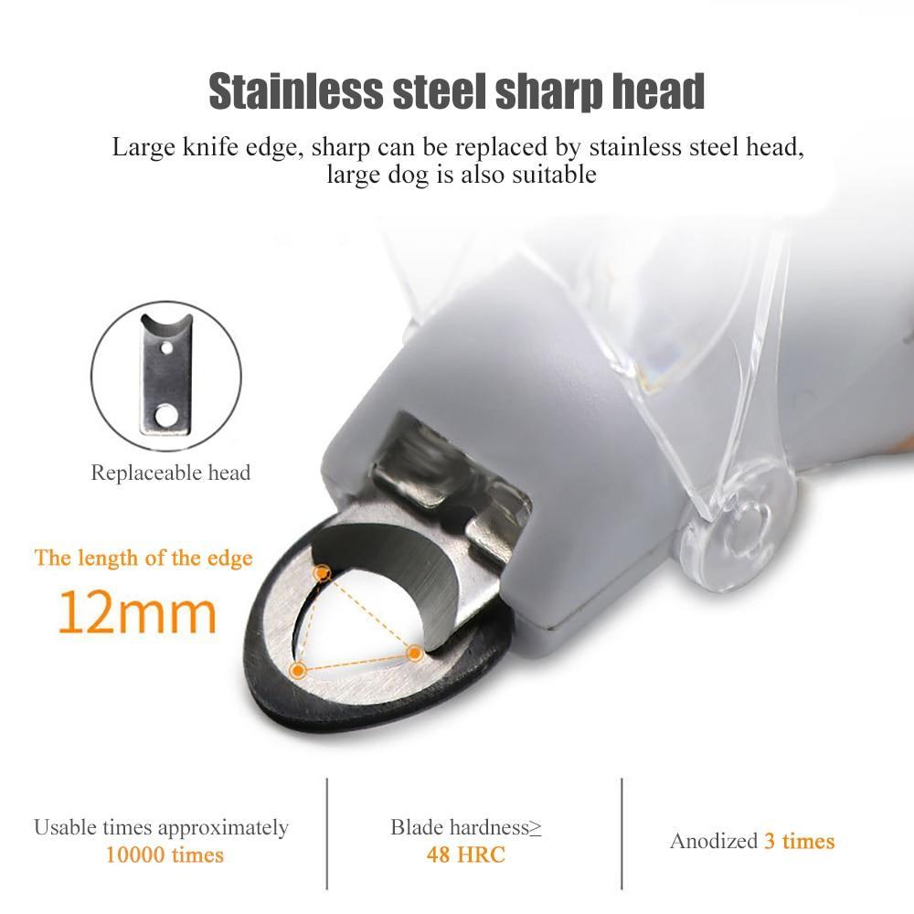 LED Pet Nail Clippers | 5x Magnification with Safety Guard