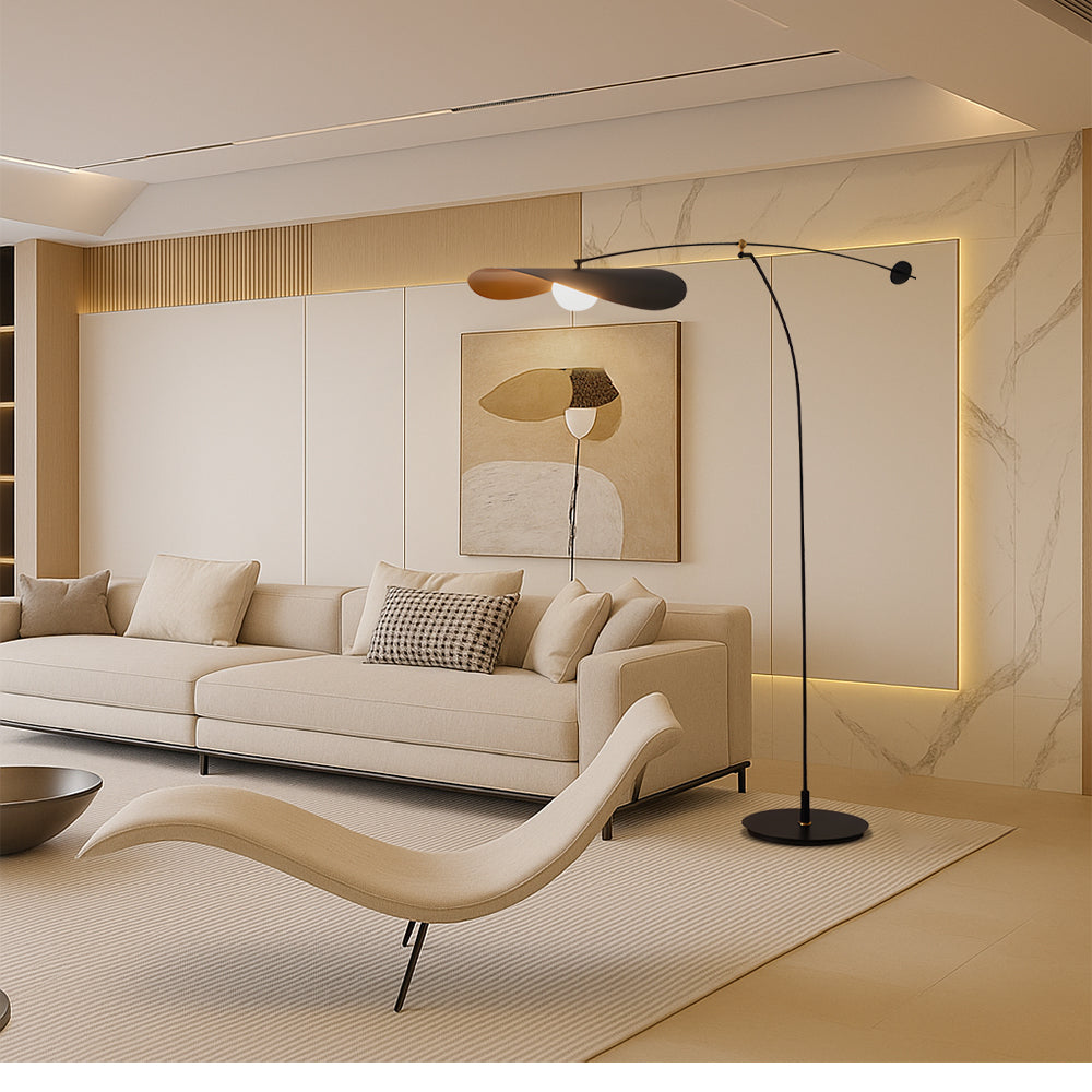 Modern Arc Floor Lamp | Adjustable Metal Design