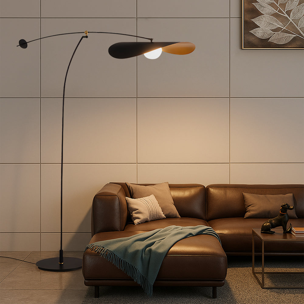 Modern Arc Floor Lamp | Adjustable Metal Design