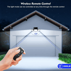 Solar Motion Security Light | Three Adjustable LED Heads with Remote