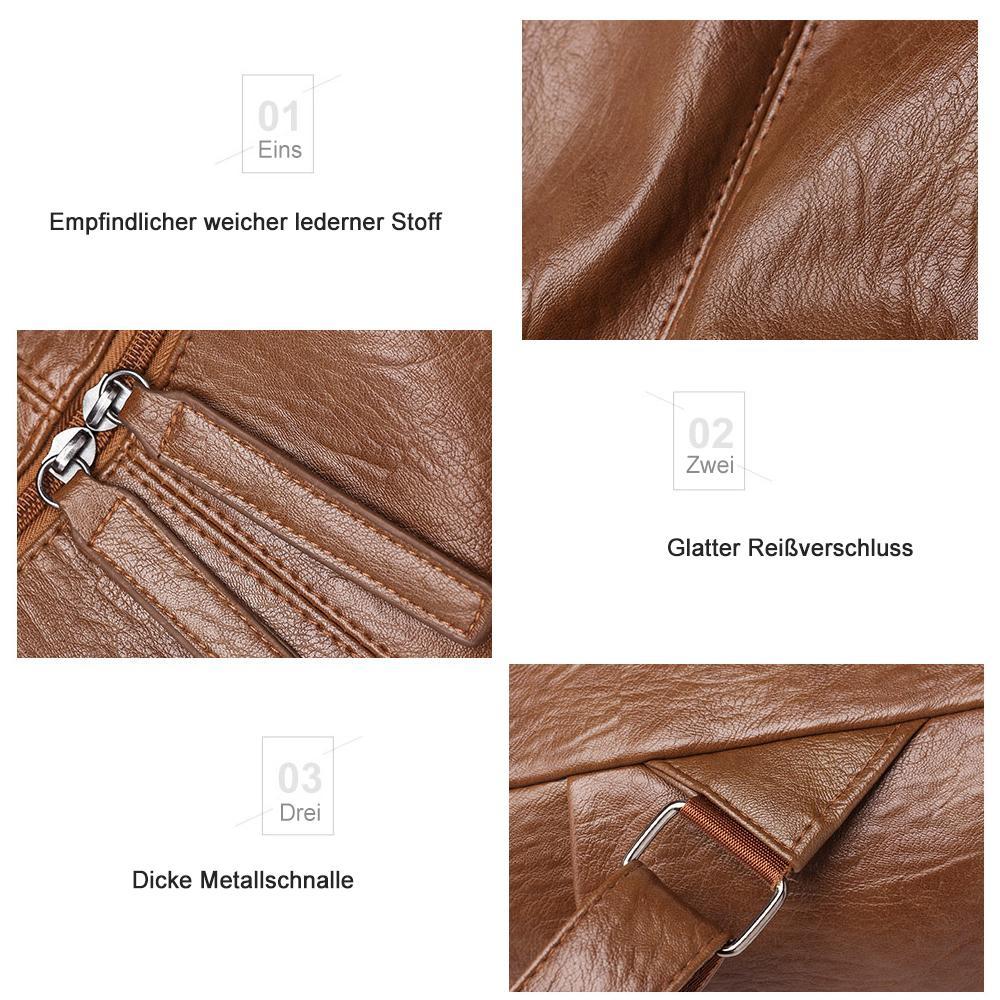 Leather Backpack | Anti-Theft Convertible Design