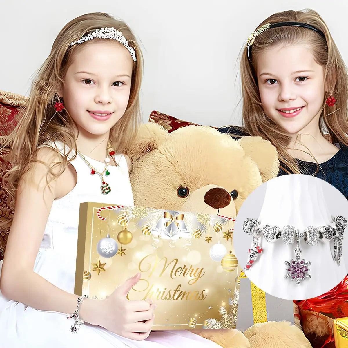 Christmas Advent Calendar | 24 Piece Jewelry Set