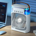 Smart Portable Air Cooler | 3-in-1 Fan With LED Ambient Light