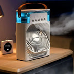 Smart Portable Air Cooler | 3-in-1 Fan With LED Ambient Light
