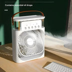 Smart Portable Air Cooler | 3-in-1 Fan With LED Ambient Light