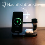 Smart Wireless Charging Station | 3-in-1 Device Dock