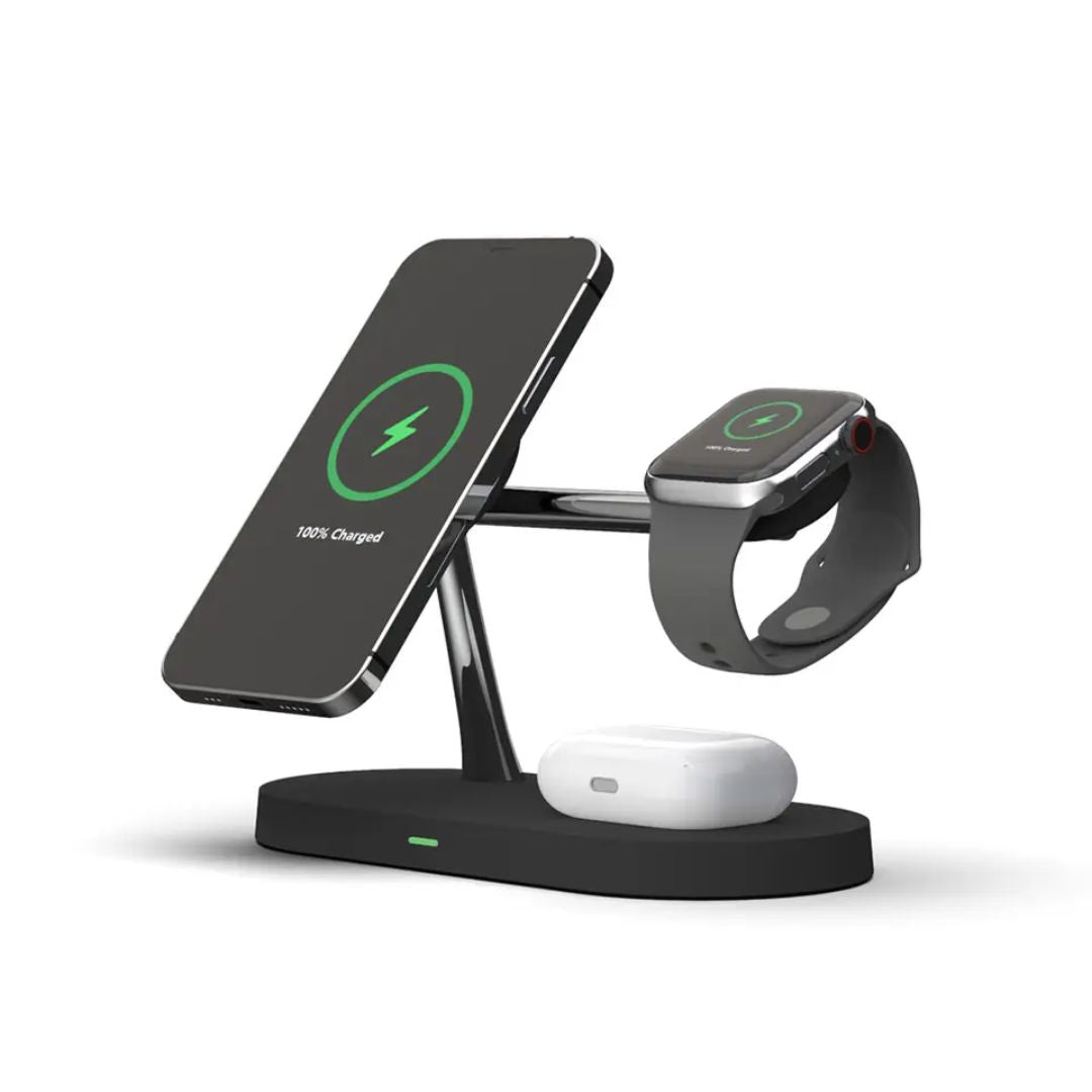 Smart Wireless Charging Station | 3-in-1 Device Dock