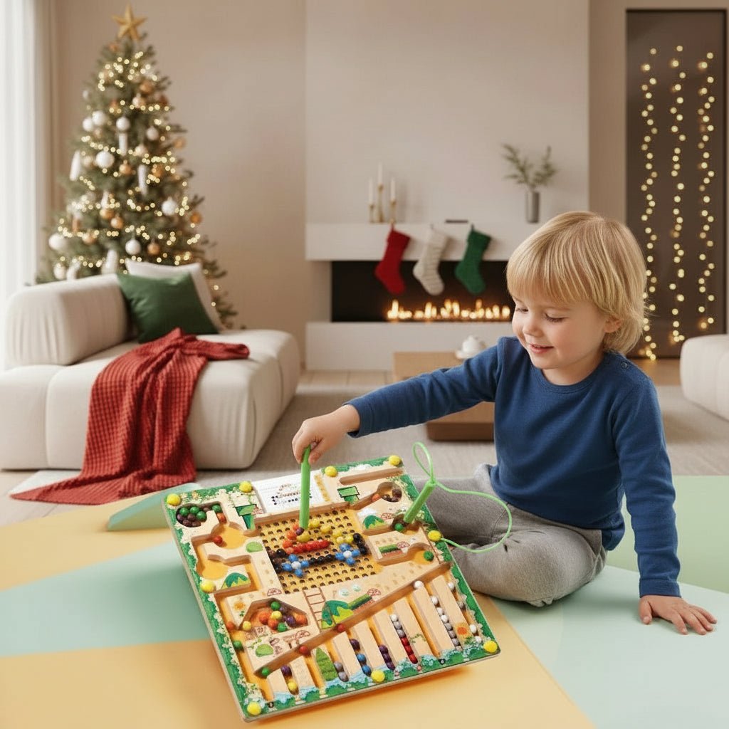 Montessori Magnetic Maze Toy | Educational Learning Board Game