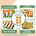 Montessori Magnetic Maze Toy | Educational Learning Board Game