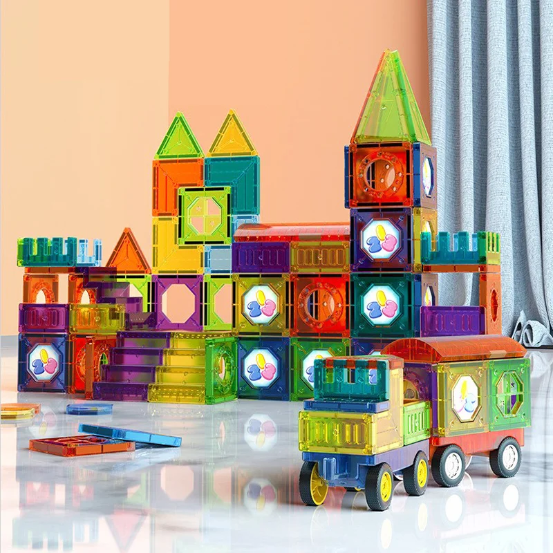 Magnetic Building Blocks | Colorful STEM Construction Set