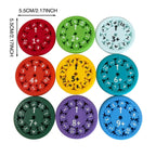 Educational Math Fidget Spinners | Colorful Learning Discs Set