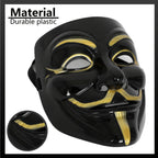 Anonymous Halloween Mask | Premium Metallic Finish Collection