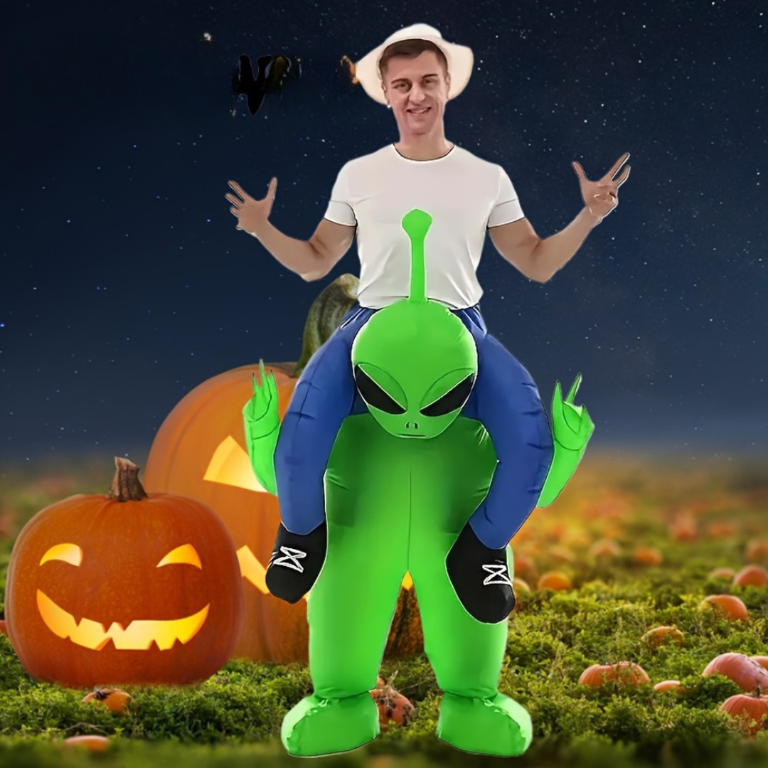 Inflatable Alien Costume | Ride-On Design For Adults
