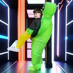 Inflatable Alien Costume | Ride-On Carrying Design