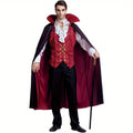 Gothic Vampire Costume | Victorian Style Cape and Vest Set