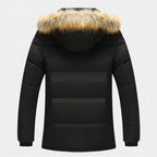 Men's Winter Puffer Coat | Fur Hood Insulated Design