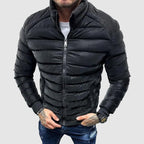 Men's Quilted Puffer Jacket | Slim Fit Winter Design