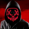 LED Halloween Mask | Anonymous Red Glow Design