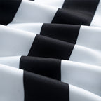 Striped Costume Suit | Black and White Movie Character Design