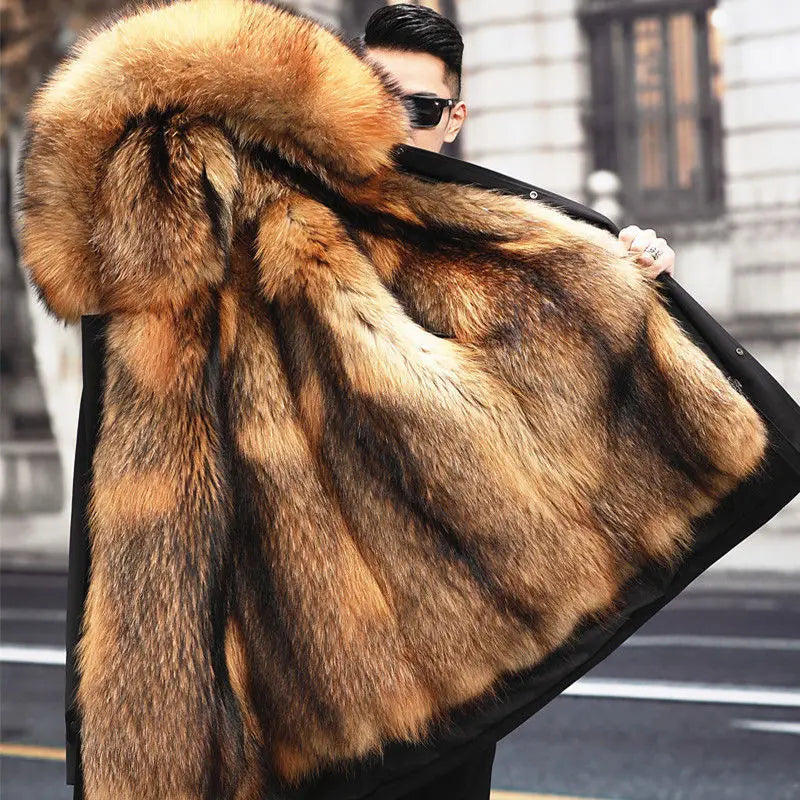 Luxury Winter Parka | Premium Faux Fur Hooded Coat
