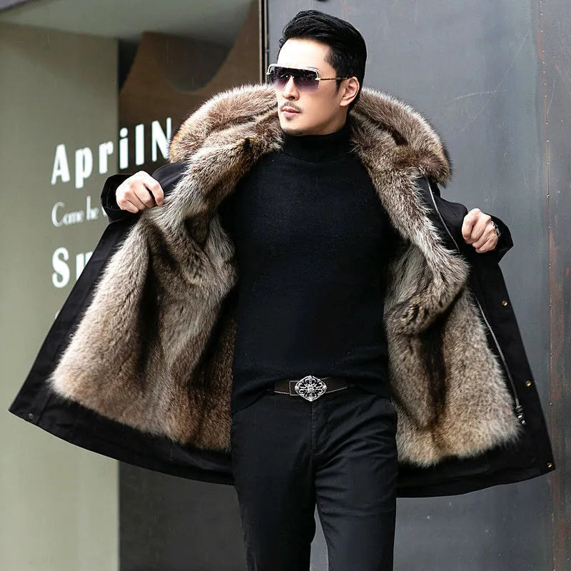 Luxury Winter Parka | Premium Faux Fur Hooded Coat