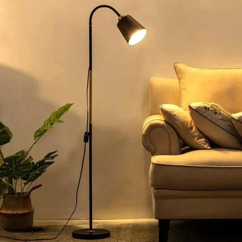 Modern LED Floor Lamp | Adjustable Metal Reading Light