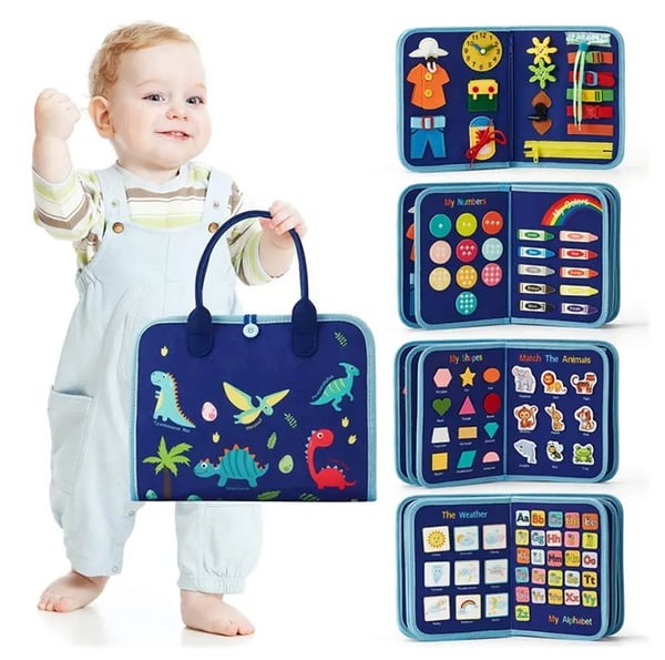 Educational Activity Book | Montessori Busy Book For Toddlers