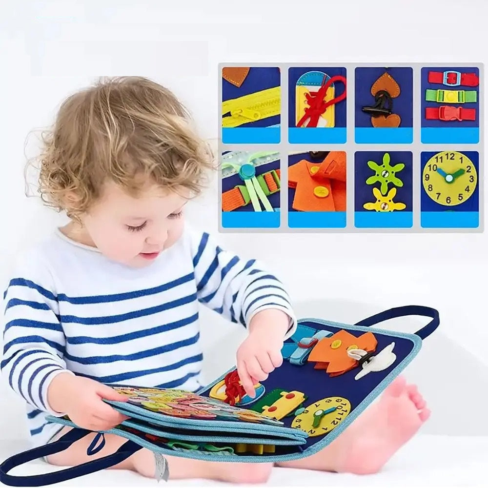 Educational Activity Book | Montessori Busy Book For Toddlers