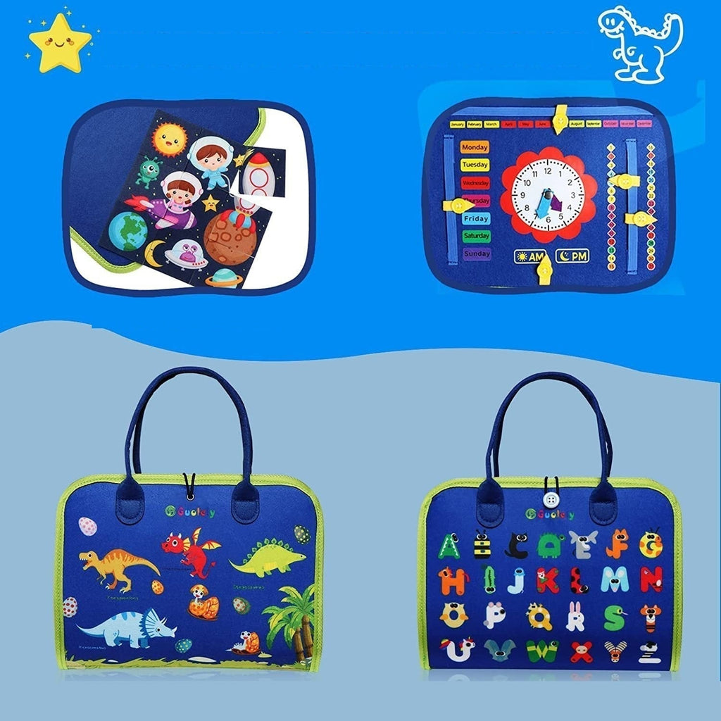 Educational Activity Book | Montessori Busy Book For Toddlers
