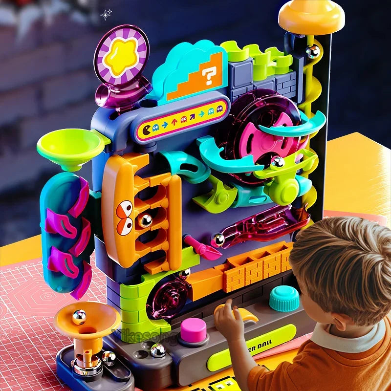 Educational Marble Track Set | Multi-Layer Adventure Learning System