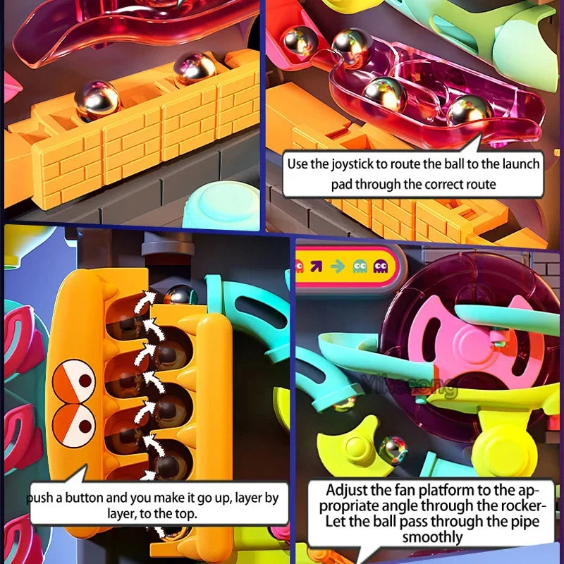 Educational Marble Track Set | Multi-Layer Adventure Learning System