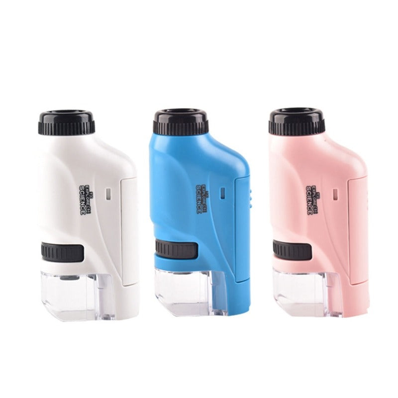 Pocket Microscope for Kids | 120x Magnification with LED Light