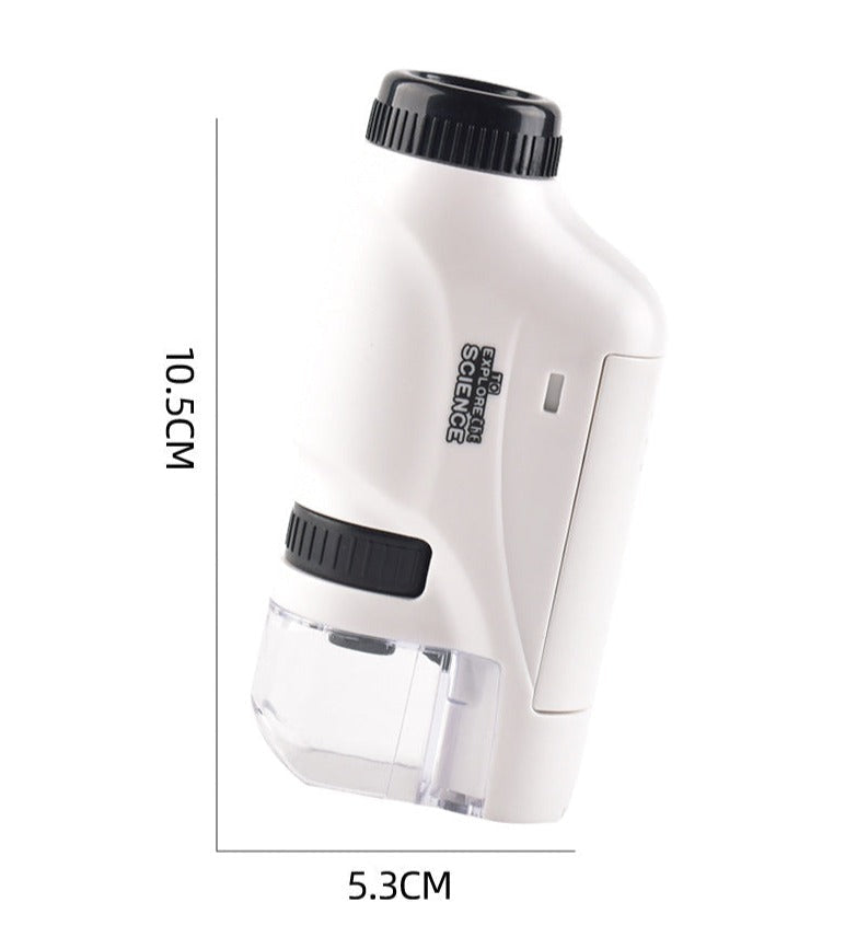 Pocket Microscope for Kids | 120x Magnification with LED Light
