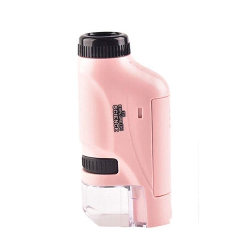 Pocket Microscope for Kids | 120x Magnification with LED Light