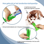 Dog Dental Care Toy | Natural Rubber Teeth Cleaning Chew